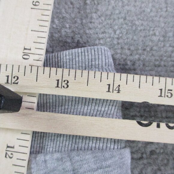 Kangol Shorts Mens Medium Gray Black Sweat Jogger Elastic Drawstring Athletic - Picture 9 of 11